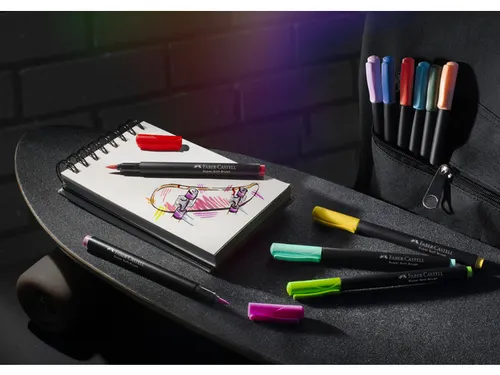 Brushpen Faber-Castell Black Edition 20 stuks in karton etui