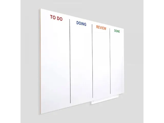 Whiteboard Rocada Skinagile 100x150cm wit gelakt
