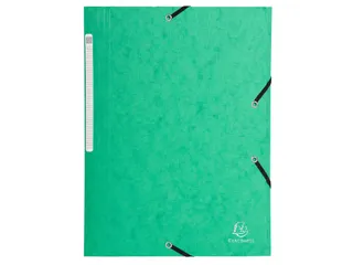Elastomap A4 glanskarton 3 kleppen monobloc Assorti - 15
