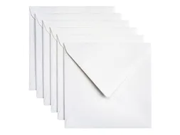 Envelop Papicolor 140x140mm Parelwit Gegomd