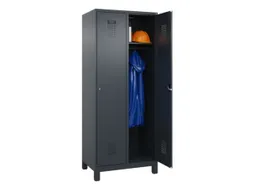 locker,HxBxD 1950x800x500mm,2vak,vak B 400mm,cil.-slot,voeten