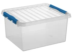 Q-line 36L Transparent + Bleu50 x 40 x 26 cm