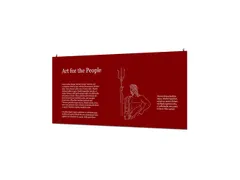 Indoor Wandpaneel Basic met eigen print 60x120cm KAPA 5mm