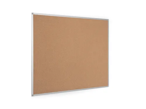 Prikbord Quantore 90x120cm kurk aluminium lijst