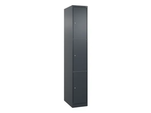 lockerkast,HxBxD 1850x300x500mm,1x3vakken,vak B 300mm,cil.-slot
