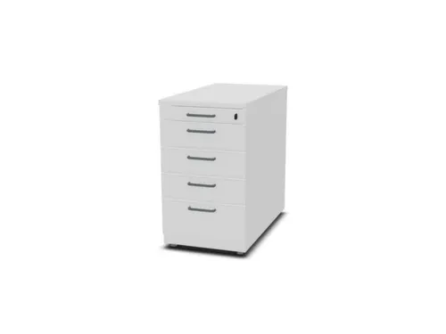 stationair ladeblok 740x430x800mm 4 laden materiaallade Bl-wit