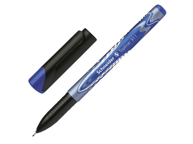 Fineliner Schneider Topliner 911 blauw 0.4mm