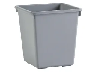 Papierbak Kunststof vierkant taps 36cm hoog Grijs 27 liter - 4