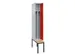 locker met bank,voor scheiding van kleding,HxBxD 2120x300x815mm,1vak