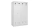 locker voor scheiding van kleding,HxBxD 1850x1200x500mm,4vak