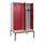 PBM-locker met bank,HxBxD 2120x1200x815mm,4vak,vak B 300mm