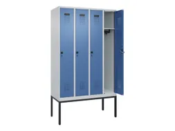 locker,HxBxD 2120x1200x500mm,4vak,vak B 300mm,draaigrendel