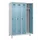 locker voor scheiding van kleding,HxBxD 1950x1200x500mm,4vak