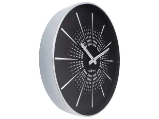 Stille wandklok - 40cm- Zwart - Metaal -NeXtime "Excentric" - 3