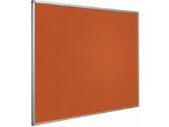 Prikbord Bulletin Oranje 120x240cm Softline Profiel 16mm