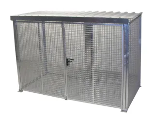 Gasflessendepot Voor 78 Gasflessen 2180x3100x1500mm Staal/draadgaas - 1