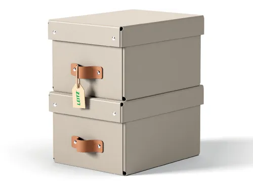 Puro opberdoos small A5 7 liter beige 2 stuks