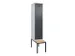 locker met bank,voor scheiding van kleding,HxBxD 2120x400x815mm,1vak