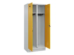 locker voor scheiding van kleding,HxBxD 1950x800x500mm,2vak