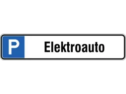 parkeerplaatsbord,symbool/tekst: ""P elektrische auto""