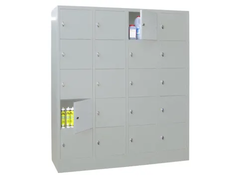 Vakkenkast HxBxD 1850x1630x500mm 20 Vakken 400mm Klinksluiting Ral7035