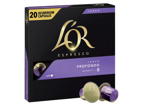 Koffiecups L'Or espresso Lungo Profondo 20 stuks