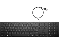 HP Desktop 320K toetsenbord bedraad QWERTY Zwart