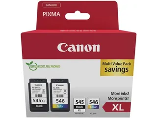 photo value pack 1 x PG-545XL + 1 x CL-546XL 8286B012, 4 kleuren - 1