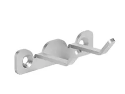 Vikan dubbele RVS haak (2xM5) voor schaduwbord 20x82mm