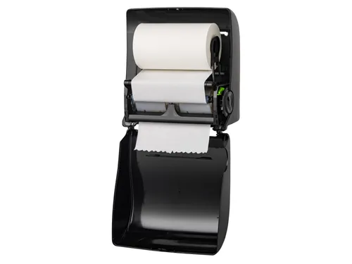 Handdoekrol Dispenser Kunststof Zwart Mini PQSAutKZ