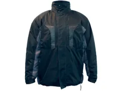 M-Wear 8520 parka Zwart Grijs Maat S