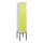Z-garderobekast,HxBxD 2120x400x500mm,vak B 200/400mm,cil.-slot