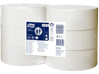 Toiletpapier Tork 120272 T1 Jumbo 2-laags Wit Advanced - 3