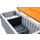 Scheidingswand,v. opbergbox 400l,HxB 400x730mm,zwart