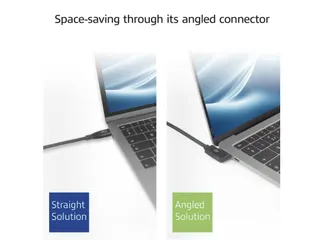 Kabel ACT USB-C standaard naar USB-C hoek 10Gbps 1m - 3