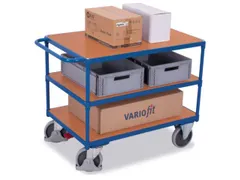 Tafelwagen 500kg 1000x600mm 3 Etages Houten Plaat