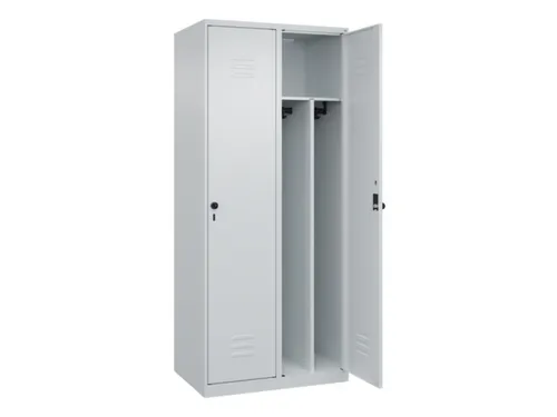 locker voor scheiding van kleding,HxBxD 1850x800x500mm,2vak