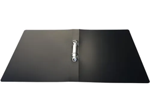 ringmap voor A4 uit PP 2 ringen van 25 mm zwart