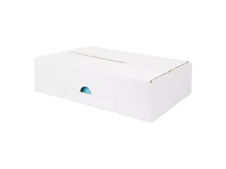 Poetsdoeken 350108 Euro toptex aqua blue vlak gelegd 250 Stuks - 1
