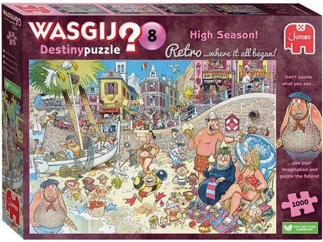 Puzzel Wasgij Retro Destiny 8 Hoogseizoen! 1000 stukjes