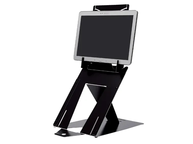 Tablet en laptopstandaard in 1 R-Go Riser Duo voor 10-22 inch Zwart