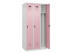 locker voor scheiding van kleding,HxBxD 1850x900x500mm,3vak