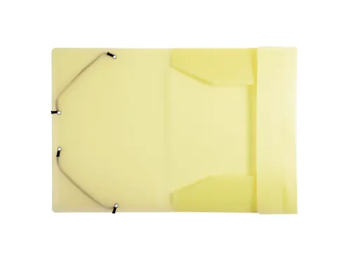 Elastomap 3kl PP A4 Chrom Pastel Geel