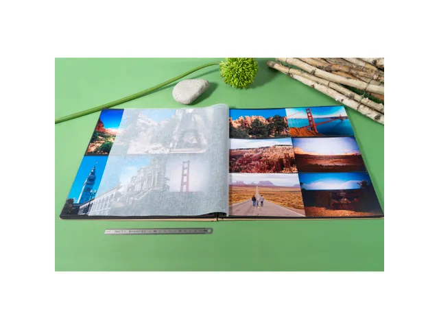 Album photos à spirales 60 pages noires - Format 32x32cm - ETERNECO -