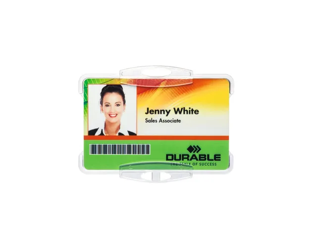 Durable Houder Transparant Voor Veiligheidspas 54x85mm Voordeelbundel