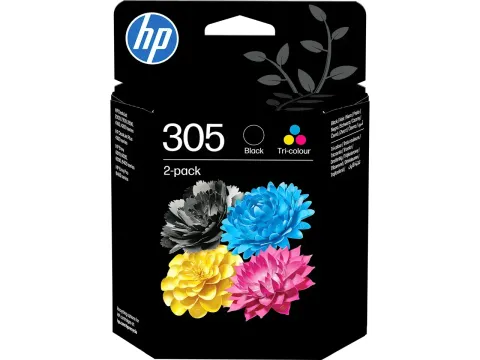 6ZD17ALS1 HP 305 DJ Inkt zwart-kleur 120/100pagina's 2 stuks