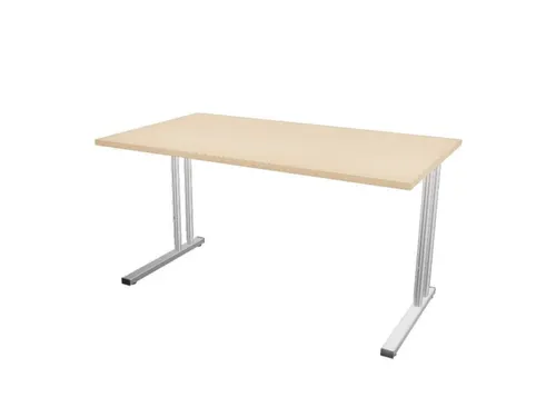 In hoogte verstelbaar bureau,HxBxD 720-840x1400x800mm,NE-esdoorn