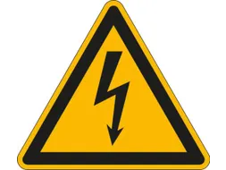 Waarschuwingsbord Elektrische Spanning Wandbord Kunststof