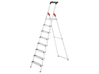 veiligheidsladder,eenzijdig,8 XXL treden,Stand H 1,72m,balk L 2,56m - 1