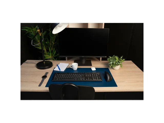 Onderlegger PU 35x60 cm tropisch/cyaan